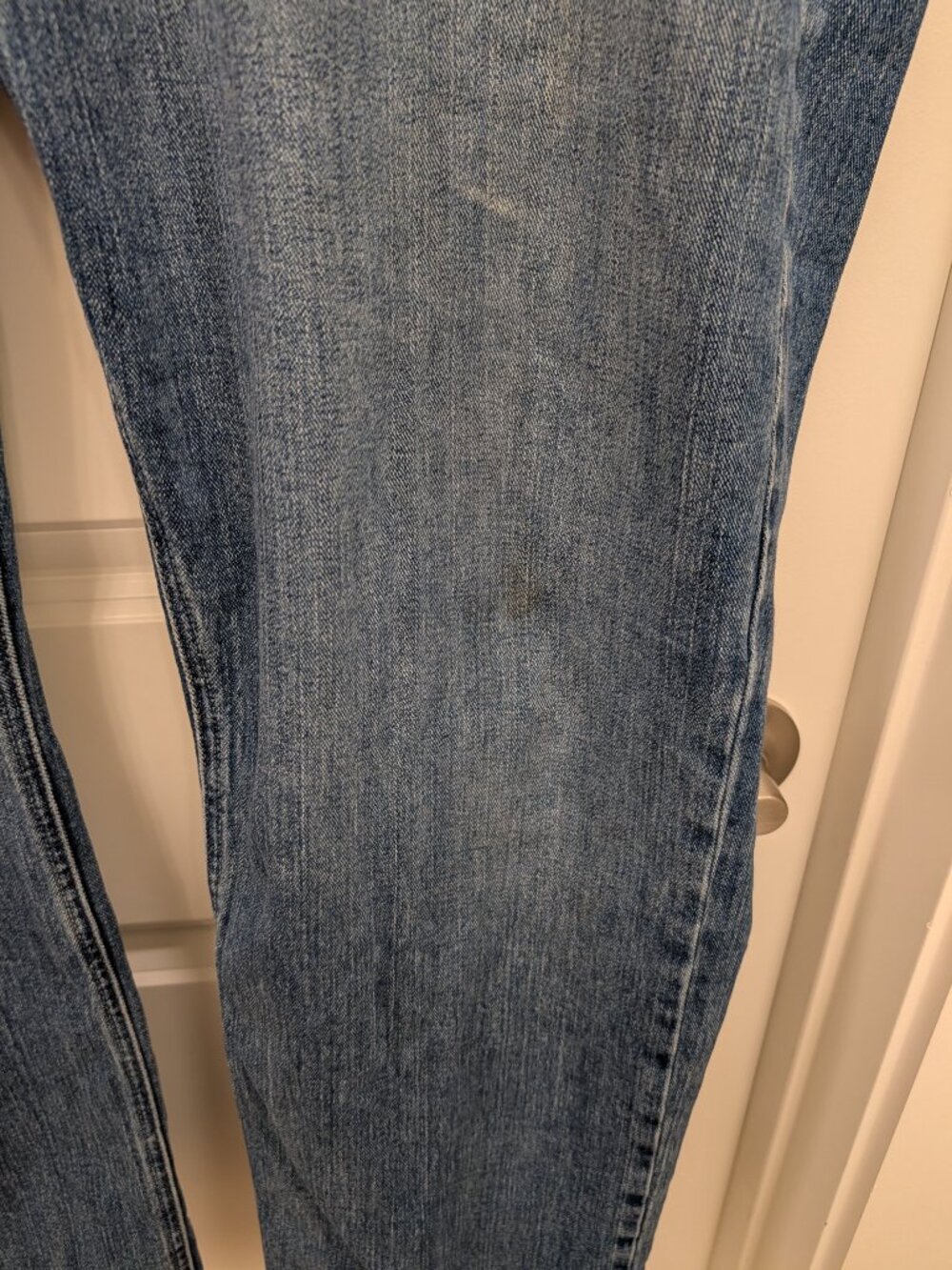 Ariat Mens 44x32 Legacy M4 Relaxed Bootcut Denim Jeans Medium Wash - Picture 7 of 8